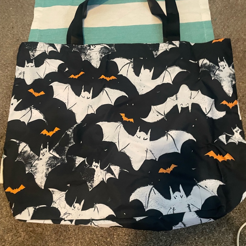 Spooky Bat and tote bag